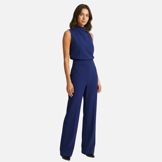Weit geschnittenes Jumpsuit mit Neckholder für Damen