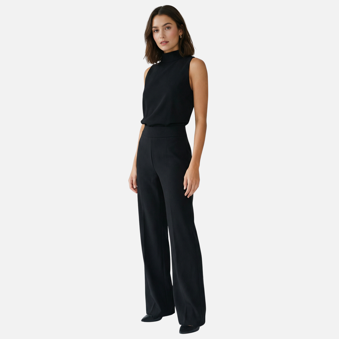 Weit geschnittenes Jumpsuit mit Neckholder für Damen