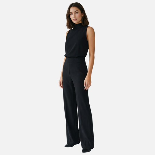 Weit geschnittenes Jumpsuit mit Neckholder für Damen