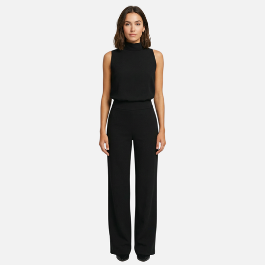 Weit geschnittenes Jumpsuit mit Neckholder für Damen