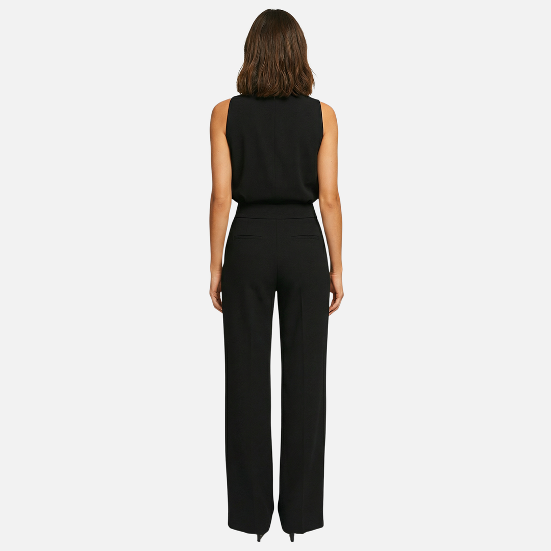 Weit geschnittenes Jumpsuit mit Neckholder für Damen