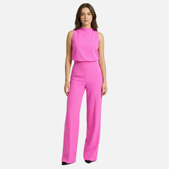 Weit geschnittenes Jumpsuit mit Neckholder für Damen