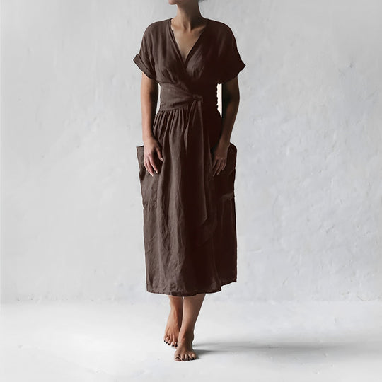 Wickelkleid für Damen | Midi