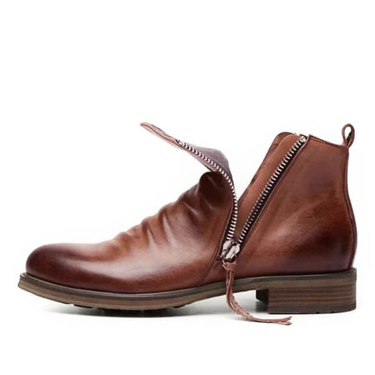 Stiefel mit Reißverschluss für Herren  | Lässige Schnürschuhe