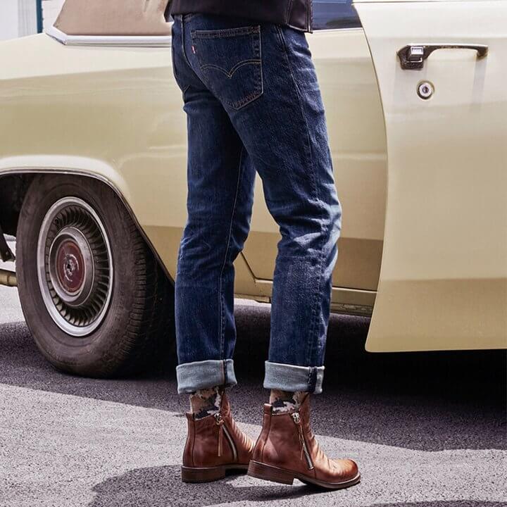 Stiefel mit Reißverschluss für Herren  | Lässige Schnürschuhe