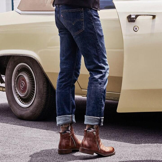Stiefel mit Reißverschluss für Herren  | Lässige Schnürschuhe