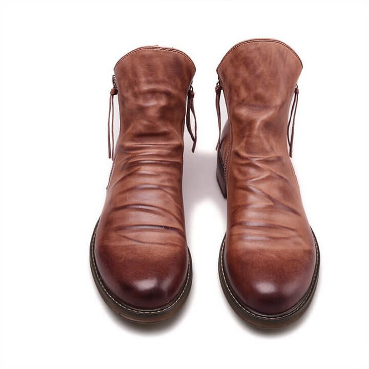 Stiefel mit Reißverschluss für Herren  | Lässige Schnürschuhe