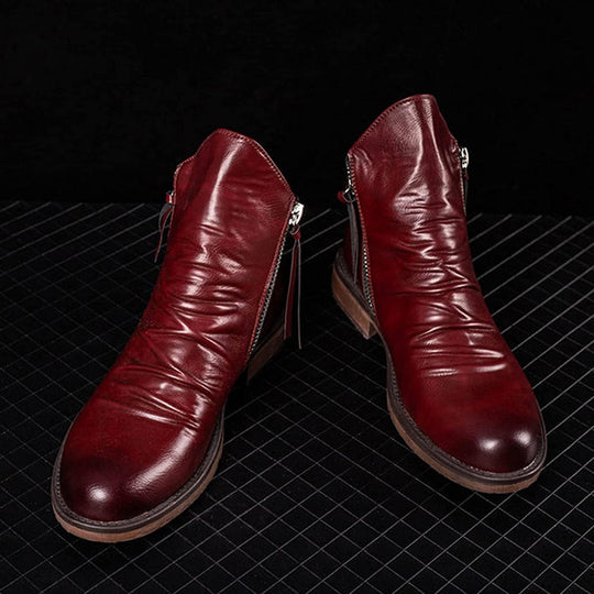 Stiefel mit Reißverschluss für Herren  | Lässige Schnürschuhe