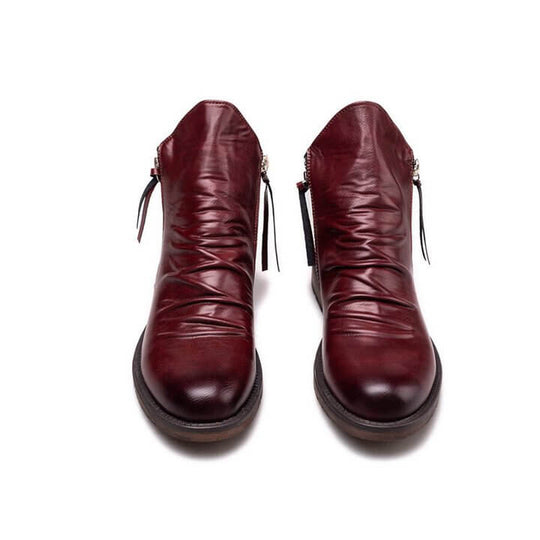 Stiefel mit Reißverschluss für Herren  | Lässige Schnürschuhe
