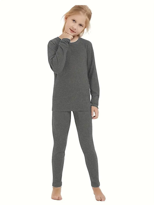 Warme Kinder-Thermokleidung | Set mit Oberteil & Hose