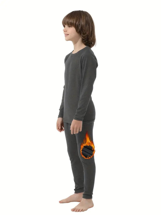 Warme Kinder-Thermokleidung | Set mit Oberteil & Hose