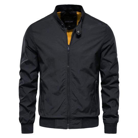 Übergangsjacke für Herren | Bomberjacke mit Stehkragen
