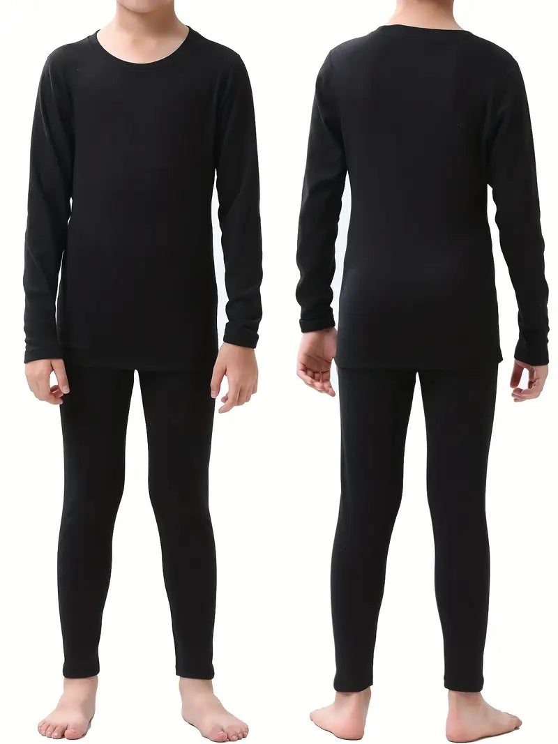 Warme Kinder-Thermokleidung | Set mit Oberteil & Hose
