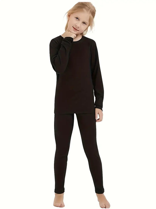 Warme Kinder-Thermokleidung | Set mit Oberteil & Hose