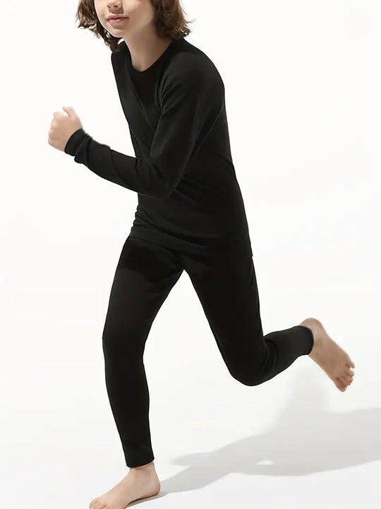 Warme Kinder-Thermokleidung | Set mit Oberteil & Hose