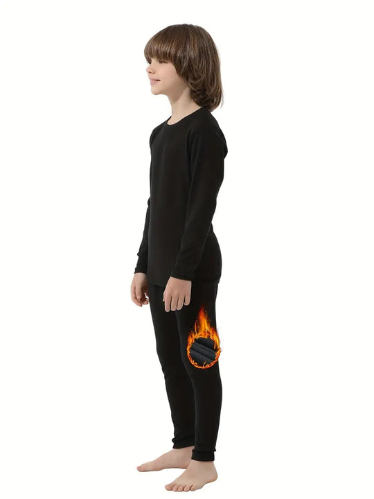 Warme Kinder-Thermokleidung | Set mit Oberteil & Hose