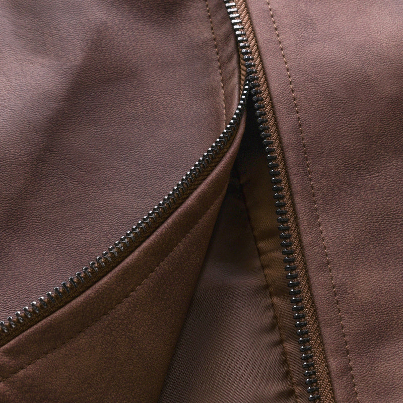 Lässige Jacke für Herren | Reißverschluss-Jacke mit Stehkragen