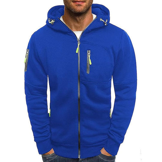 Hoodie mit Reißverschluss für Herren | Sportliche Kapuzenjacke