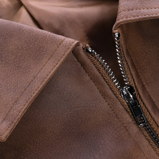 Lässige Jacke für Herren | Reißverschluss-Jacke mit Stehkragen