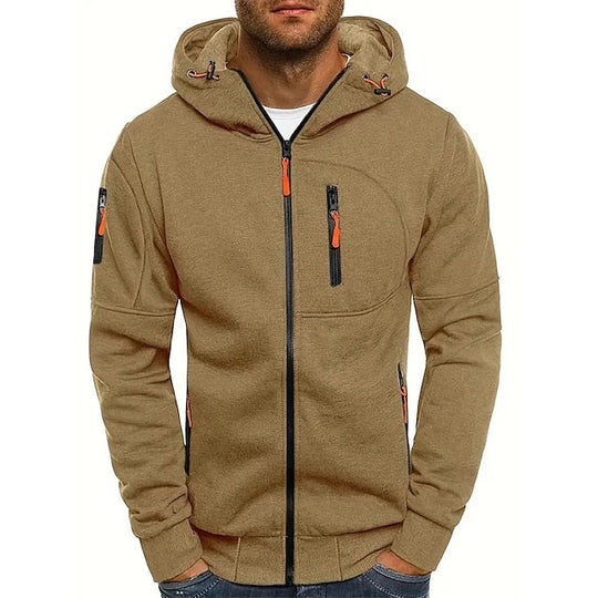 Hoodie mit Reißverschluss für Herren | Sportliche Kapuzenjacke