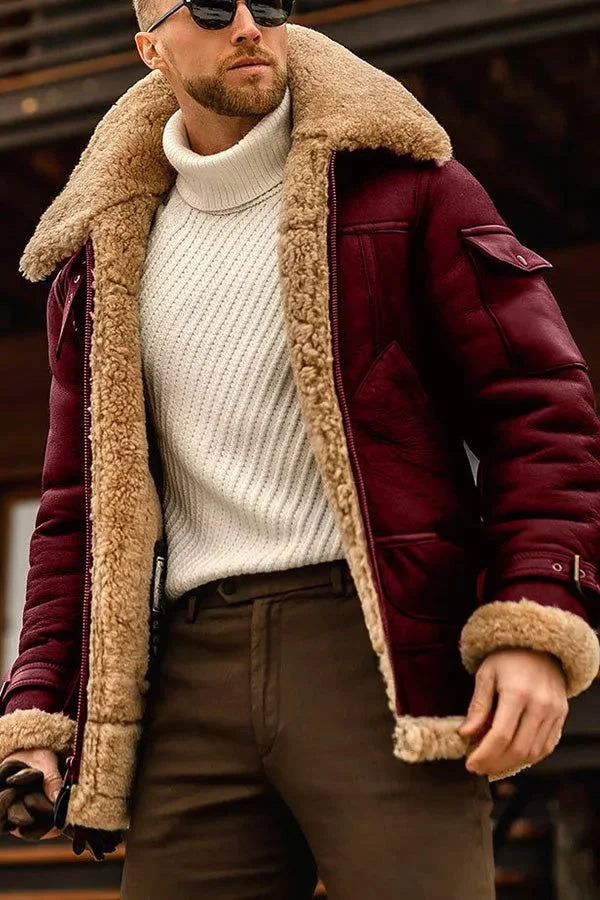 Stylische Lederjacke für Herren