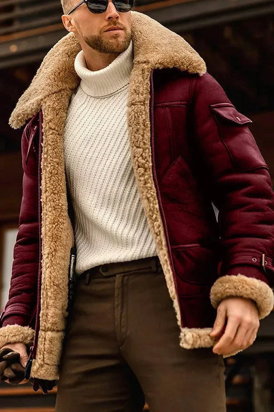 Stylische Lederjacke für Herren