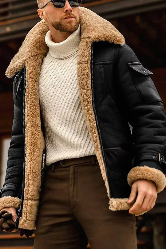 Stylische Lederjacke für Herren