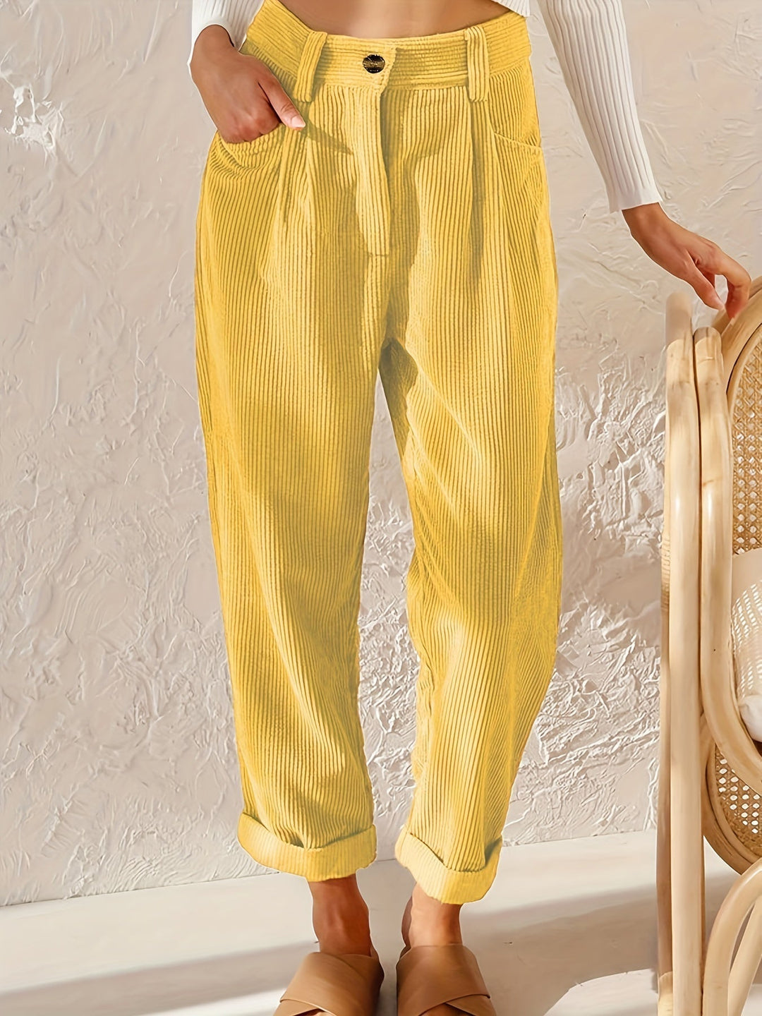 Damen-Cordhosen | Gerader Schnitt