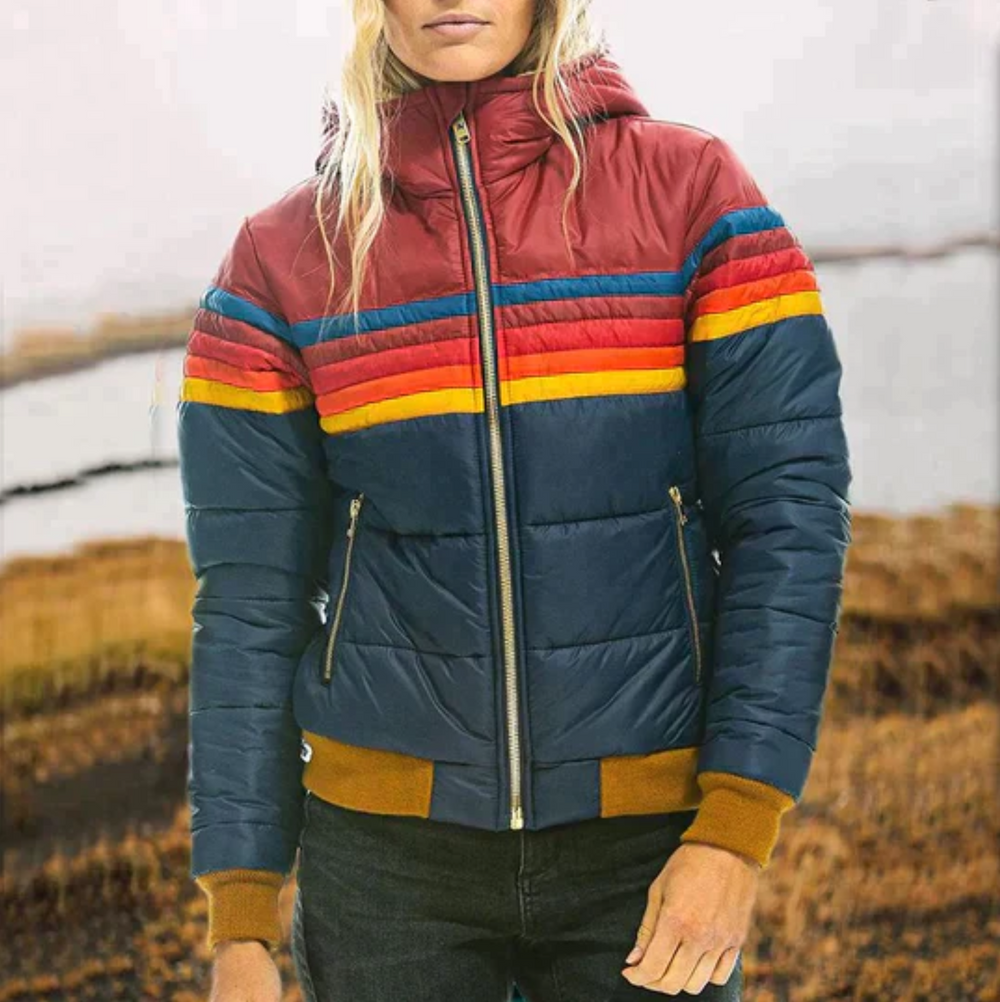 Damen-Pufferjacke | Retro