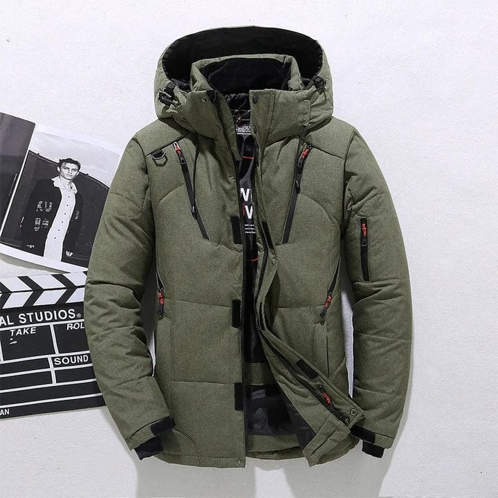 Daunenjacke für Herren | Kapuze