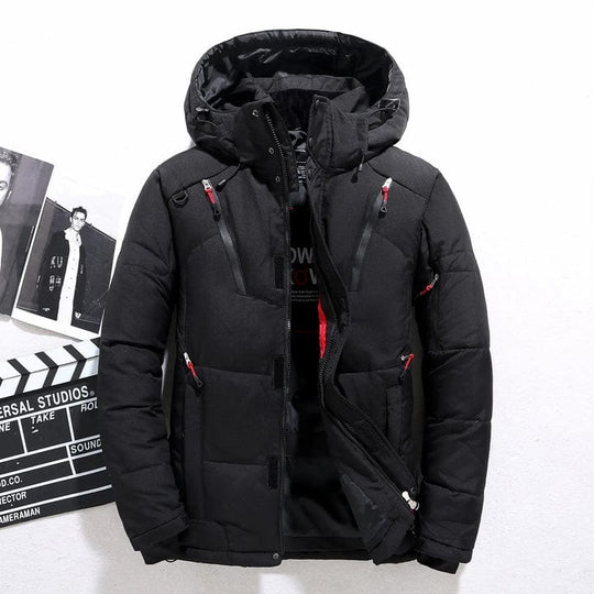 Daunenjacke für Herren | Kapuze