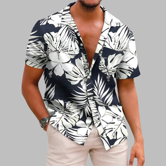 Herren Kurzarmhemd | Floral