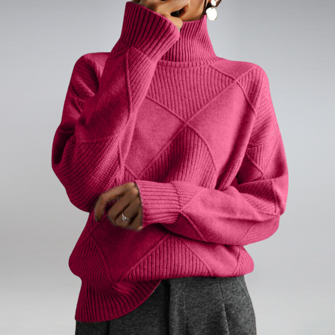 Edler Rollkragenpullover für Damen