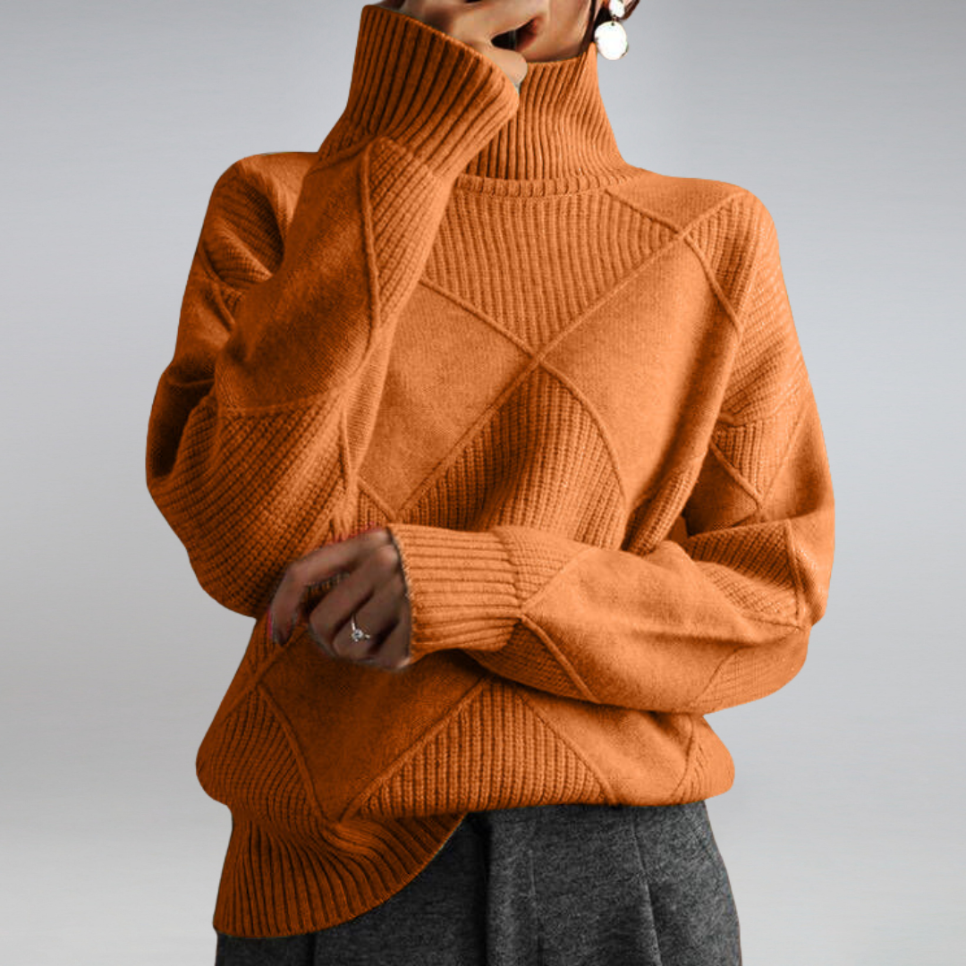 Edler Rollkragenpullover für Damen