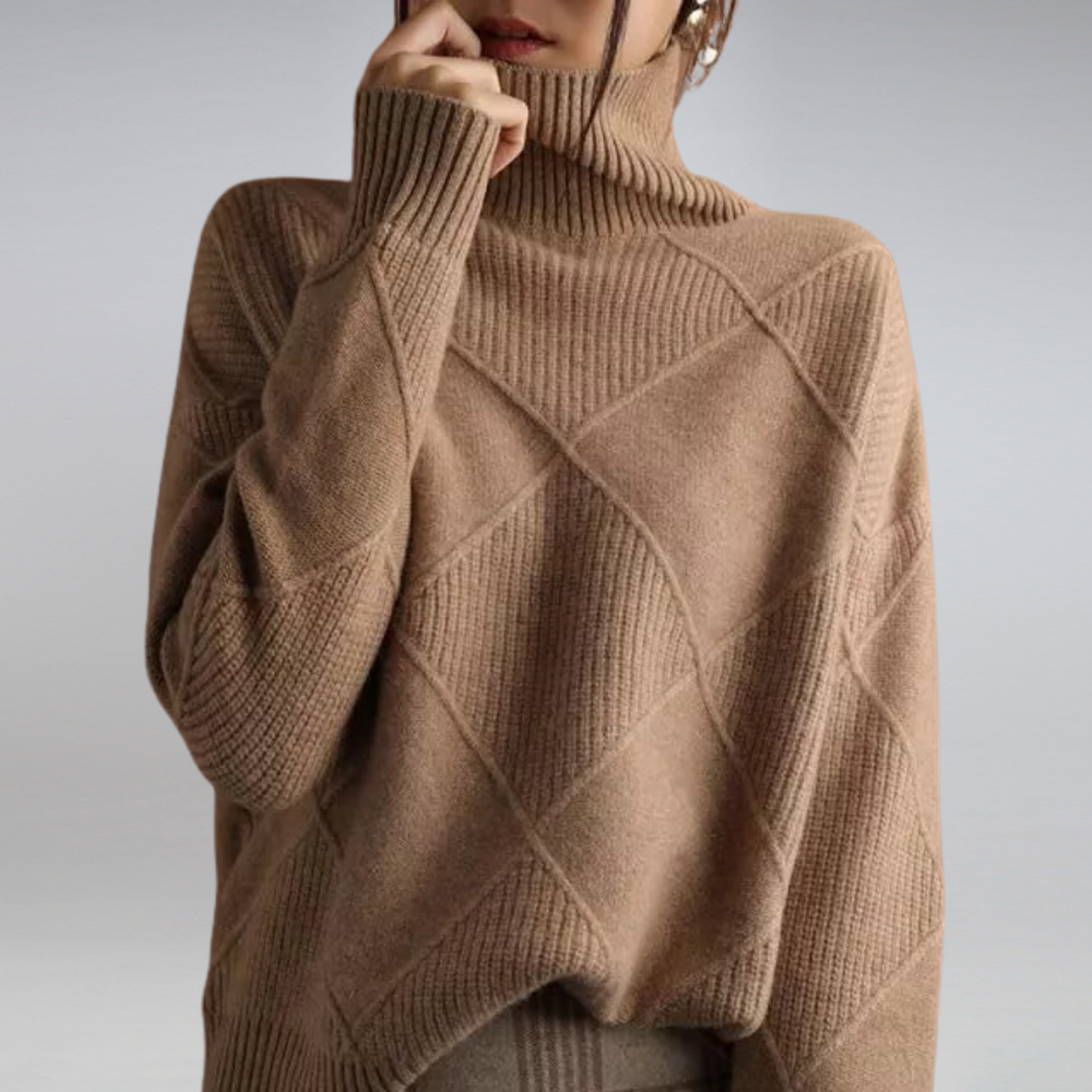 Edler Rollkragenpullover für Damen
