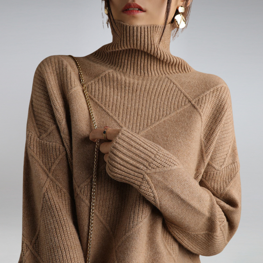 Edler Rollkragenpullover für Damen