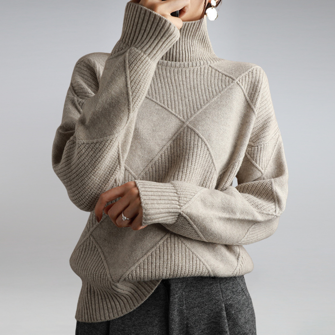 Edler Rollkragenpullover für Damen