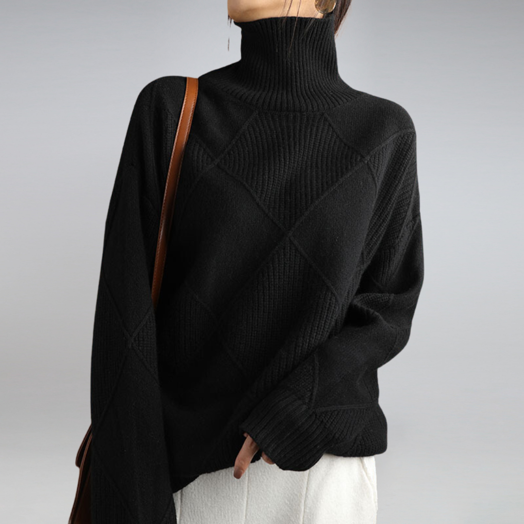 Edler Rollkragenpullover für Damen
