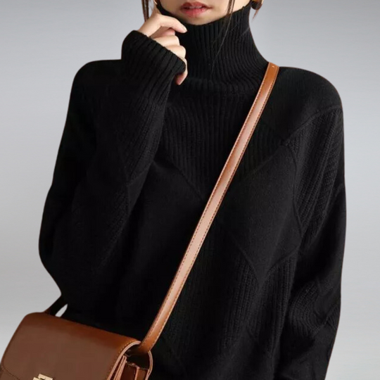 Edler Rollkragenpullover für Damen