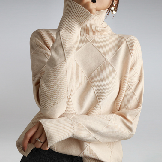 Edler Rollkragenpullover für Damen