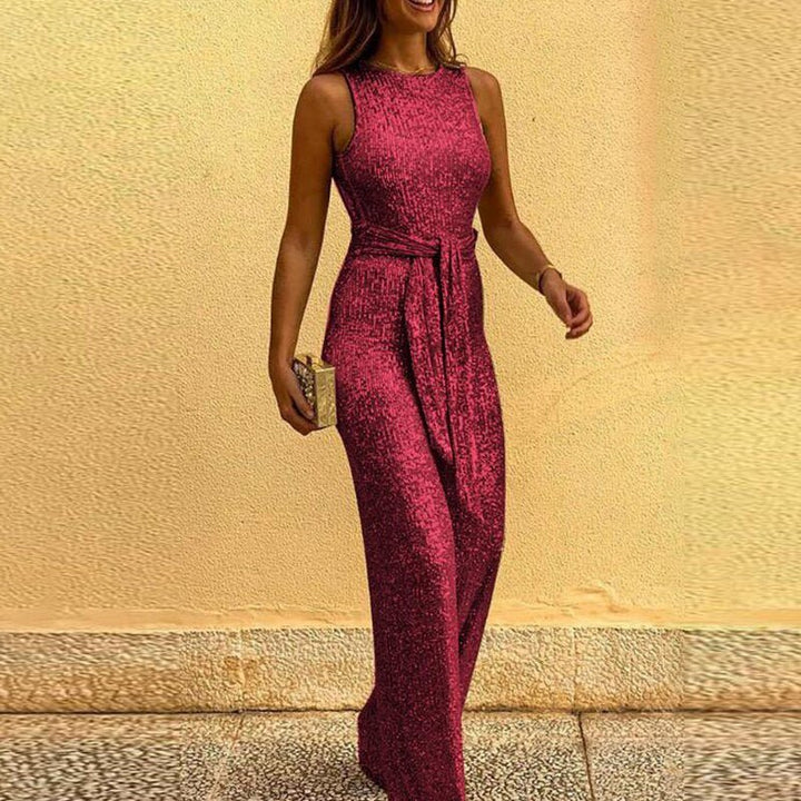 Elegancki kombinezon damski | cekiny