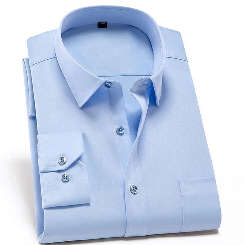Elegantes knitterfreies Hemd für Herren