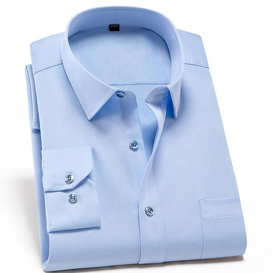 Elegantes knitterfreies Hemd für Herren