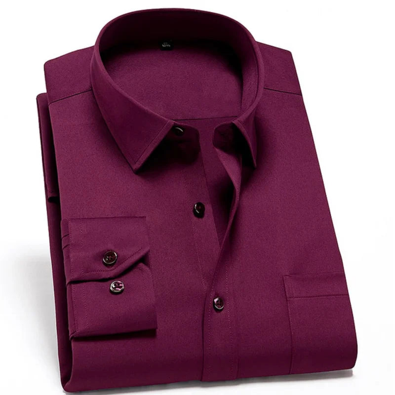 Elegantes knitterfreies Hemd für Herren