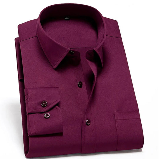 Elegantes knitterfreies Hemd für Herren
