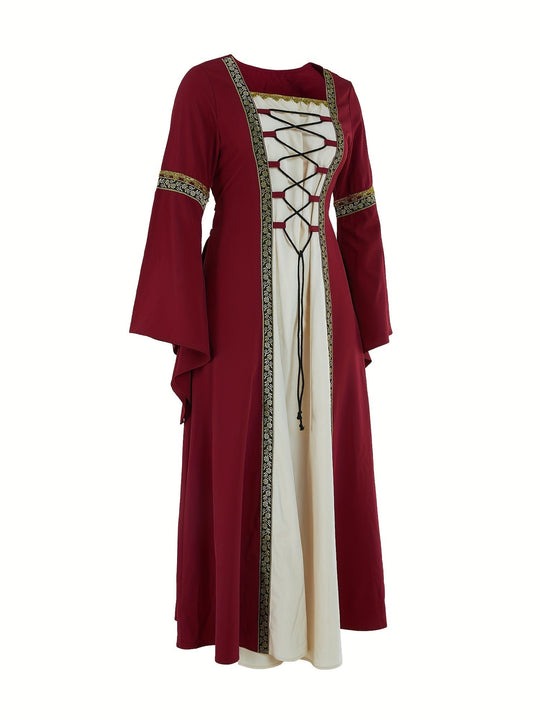 Oktoberfest Langarm-Bier-Dirndlkleid für Damen
