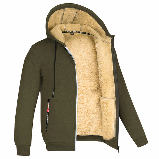 Fleecegefütterte Jacke für Herren