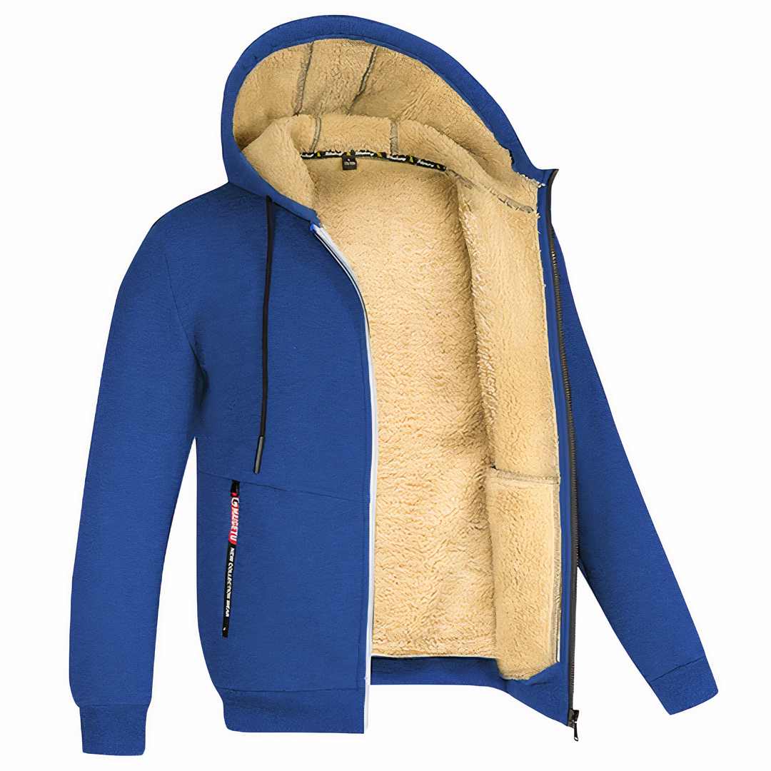 Fleecegefütterte Jacke für Herren