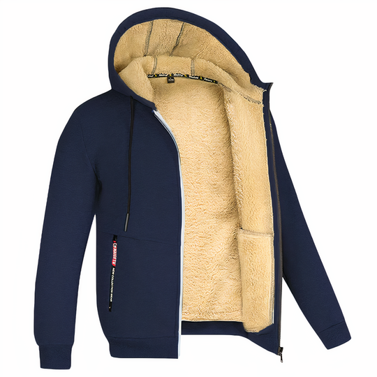 Fleecegefütterte Jacke für Herren