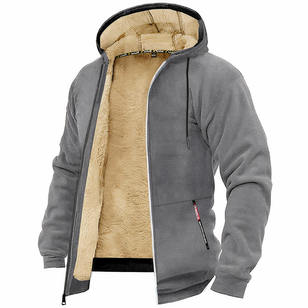 Fleecegefütterte Jacke für Herren